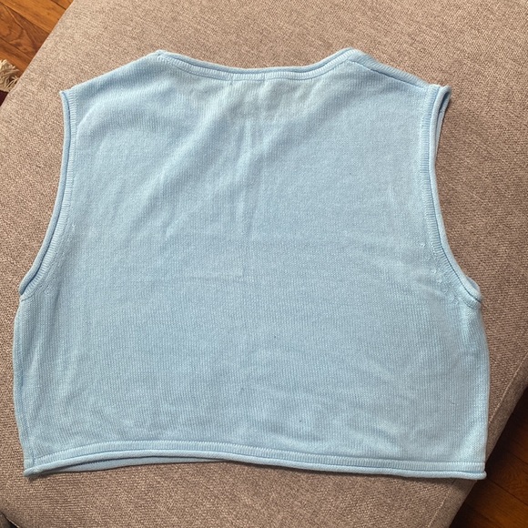 Blue vests sweater top!! - Picture 2 of 3
